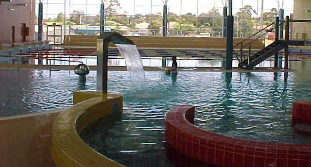 Recreational swimming pool and fountain