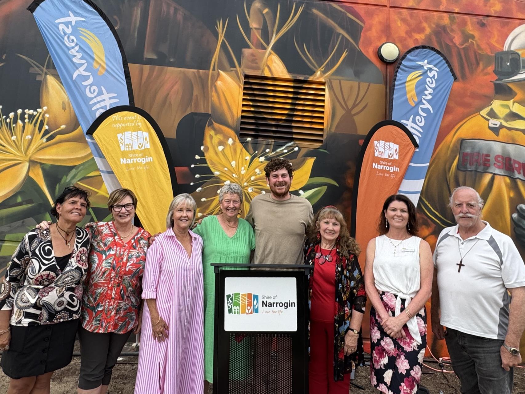 Media Release - Mural Unveiled at Narrogin Regional Leisure Centre in Celebration of Community Spirit.