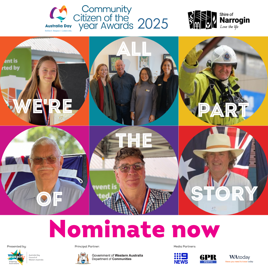 Media Release - NOMINATE YOUR 2025 COMMUNITY CITIZEN OF THE YEAR